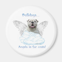 Bulldoggen-Engel - Magnet Magnete