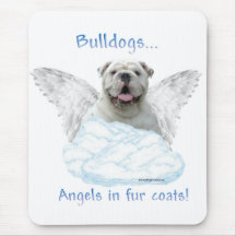 Bulldoggen-Engel Mauspads