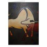 Bullfight 1 grußkarte