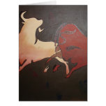 Bullfight 2 grußkarte