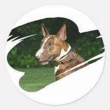 Bullterrier-Aufkleber