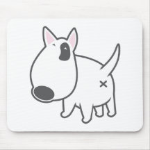 Bullterrier - bully_illu_bruno_3c mousepads