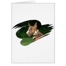 Bullterrier-Gruß-Karte