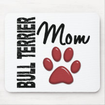 Bullterrier-Mamma 2 Mousepad
