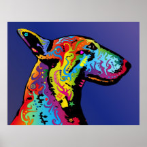Bullterrier Posterdrucke