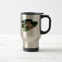 Bullterrier-rostfreier Reise-Becher Kaffee Tasse