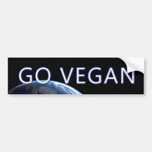 bumpersticker-VEGAN3 Autosticker