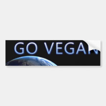 bumpersticker-VEGAN4 Autoaufkleber