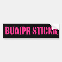 Bumpr Stickr Aufkleber Auto Aufkleber