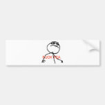 Bumsen ja auto sticker