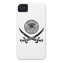 Bundesstaatliches Reserve-Piraten-Logo iPhone 4 Hüllen