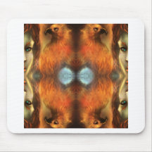 bunte abstrakte Kunst mit einer Andeutung der indi Mousepad