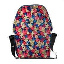 Bunte Blätter-Rickshaw-Bote-Tasche Kurier Taschen