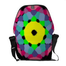 Bunte Blumen-Rickshaw-Bote-Tasche Kuriertaschen
