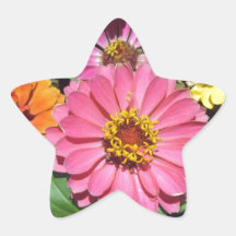 Bunte Blumen Sticker
