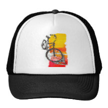Bunte Fahrrad-Entwürfe Retro Cap