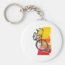 Bunte Fahrrad-Entwürfe Schlüsselband