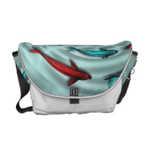 Bunte geheimnistuerische Fisch-Bote-Tasche Kurier Tasche