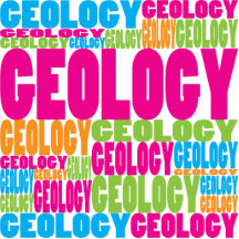 Bunte Geologie Acryl Ausschnitte