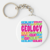 Bunte Geologie Schlüsselanhänger