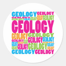 Bunte Geologie Sticker