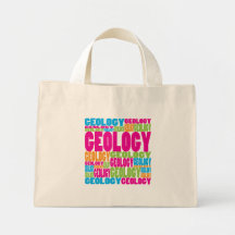 Bunte Geologie Tragetaschen