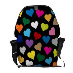 Bunte Herz-Bote-Tasche Kurier Tasche