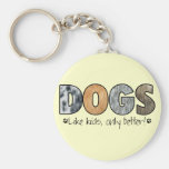 Bunte Hunde Keychain Schlüsselanhänger