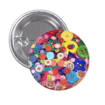 Bunte Knopf-Collage Anstecknadelbutton