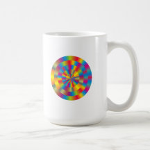bunte Kreise colorful circles Kaffee Haferl