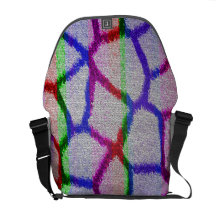Bunte Linien Schlangenentwurf Rickshaw des verrück Kuriertasche