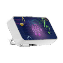 Bunte Musik-Anmerkungportable-Lautsprecher