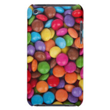 Bunte Regenbogensüßigkeits-Süßigkeiten Barely There iPod Hülle