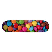 Bunte Regenbogensüßigkeits-Süßigkeiten Skateboard Deck