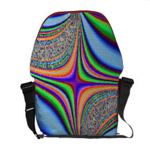 Bunte Stern-Rickshaw-Bote-Tasche Kurier Taschen