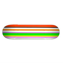 Bunte STREIFEN Muster-Pastell-Girly Frühling Tex Personalisiertes Deck