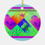 Bunten neuen Jahres Weihnachtsbaum Ornamente