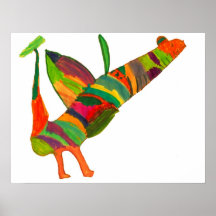 bunter Dinosaurier Plakate