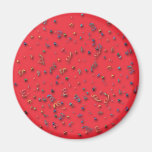 Bunter dreidimensionaler Confetti Magnete