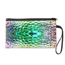 Bunter Edelstein Bagettes Wristlet