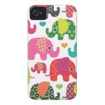 Bunter Elefant, Kindermuster iPhone 4 Hüllen