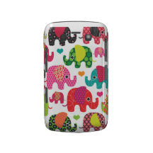 Bunter Elefant scherzt Muster-BlackBerrykasten Blackberry Bold Case