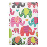 Bunter Elefant scherzt Muster ipad Minifall