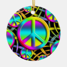 bunter FRIEDEN Ornament