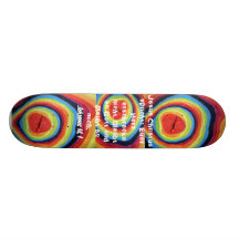 Bunter Jahresring Individuelle Skatedecks