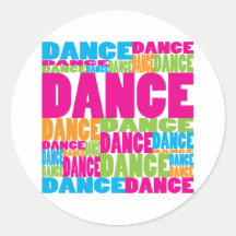 Bunter Tanz Sticker
