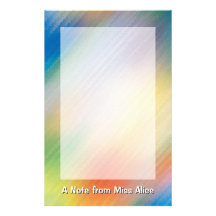 Buntes Briefpapier Individuelle Druckpapiere