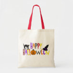 Buntes glückliches Halloween Tragetasche