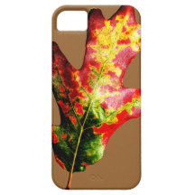 Buntes Herbst-Eichen-Blatt Hülle Fürs iPhone 5