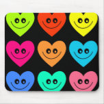 Buntes Herz Mauspads